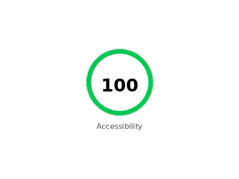 Built with Accessibility at its core