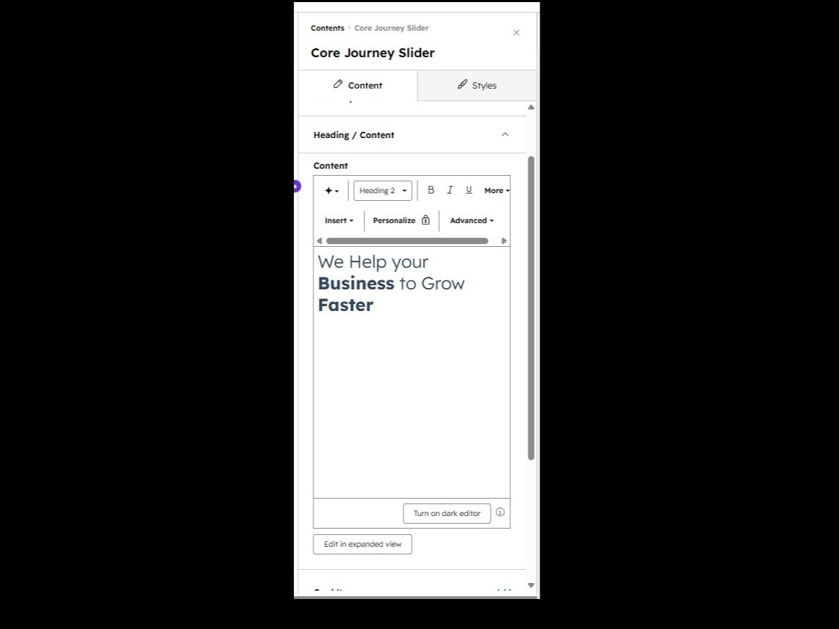 Rich, Flexible Slide Content