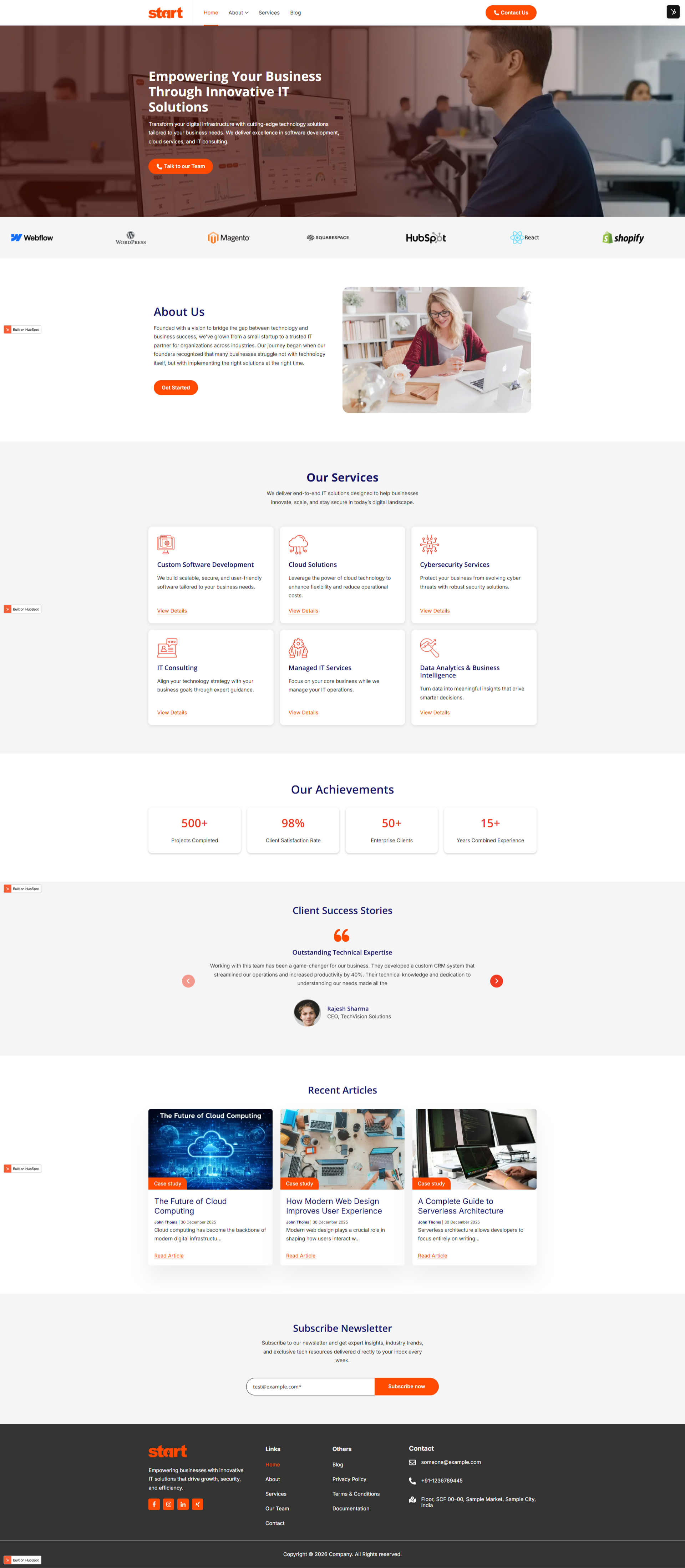 Drag-and-drop theme features with reusable components
